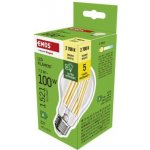Emos LED žárovka Filament A60 A CLASS E27 7,2 W teplá – Zboží Mobilmania