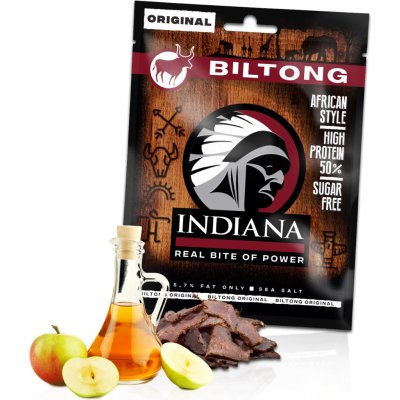 INDIANA Biltong hovězí Original 80 g – Zboží Dáma