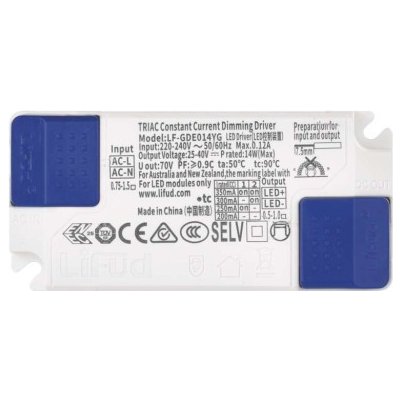 Triakově stmívatelný driver pro LED svítidla 350mA 14W – Sleviste.cz