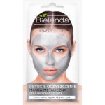 Bielenda Metallic Masks Silver Detox detoxikační a čistící maska pro smíšenou a mastnou pleť 8 g – Hledejceny.cz