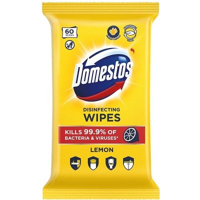 Domestos vlhčené ubrousky Lemon 100 ks – Zboží Dáma