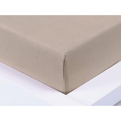 Xpose jersey prostěradlo Exclusive na vysokou matraci kávové 90x200 – Zboží Dáma