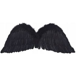 Andělská křídla Party Deco SK4-025 75 x 30 cm černá