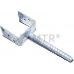 MTR Patka kotevní úzká žárový pozink 70x60x100x4mm – HobbyKompas.cz