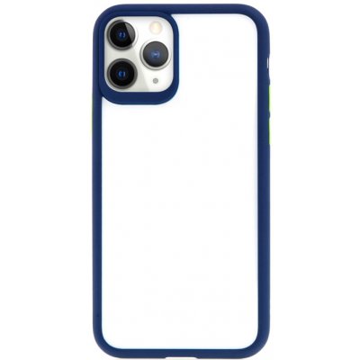 Pouzdro USAMS Janz Apple iPhone 11 Pro Max - plastové / gumové - čiré / modré