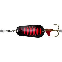 DAM Effzett Třpytka Standard Spoon 4,5 cm 16 g Fluo Red/Black UV