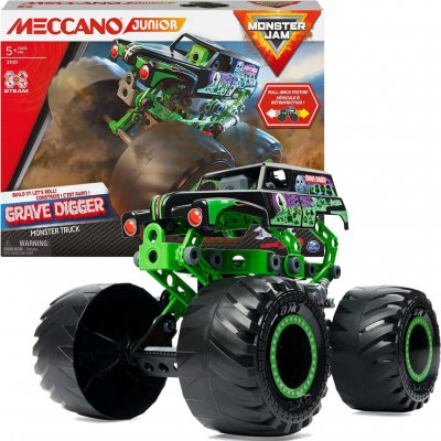 Spin Master Monster Jam auto monster truck k sestavení Meccano Grave Digger – Zbozi.Blesk.cz