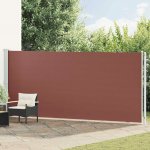vidaXL Zatahovací boční markýza hnědá 180 x 600 cm – HobbyKompas.cz