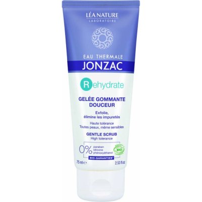 Jonzac Rehydrate Jemný peelingový gel BIO 75 ml