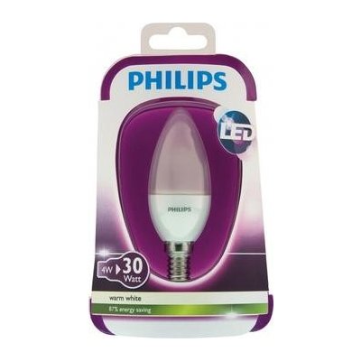 Philips E14, 4W, 2700K, teplá – Hledejceny.cz