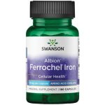 Swanson Chelated Ferrochel Iron 18 mg 180 kapslí – Hledejceny.cz