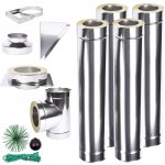 Solid izolovaný komín Slim Plus 0,5 120mm 4m – Sleviste.cz