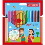 Stabilo 168-12-4 Cappi vláknový fix s kroužkem na víčka 12 ks – Zboží Živě