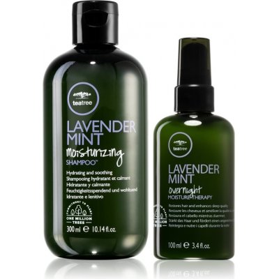 Paul Mitchell Lavender Mint intenzivní noční péče pro suché a poškozené vlasy 100 ml + hydratační a zklidňující šampon pro suché a nepoddajné vlasy 300 ml – Zbozi.Blesk.cz