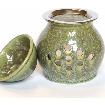 Vykuřovadla Rymer vykuřovací pícka a aroma lampa zelená krystalická efektní – Zboží Dáma