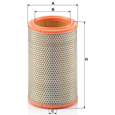 MANN-FILTER Vzduchový filtr MANN C1387 (MF C1387) – Hledejceny.cz