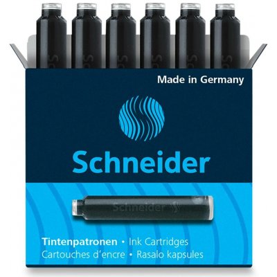 Schneider 6601 inkoustové bombičky černé 6 ks – Zboží Živě