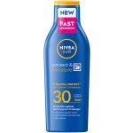 Nivea Sun Protect & Moisture hydratační mléko na opalování SPF30 200 ml – Zboží Dáma