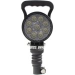 LED světlo kulaté, bílé 9x3W, o114mm, na hrot, ECE R10 – Hledejceny.cz