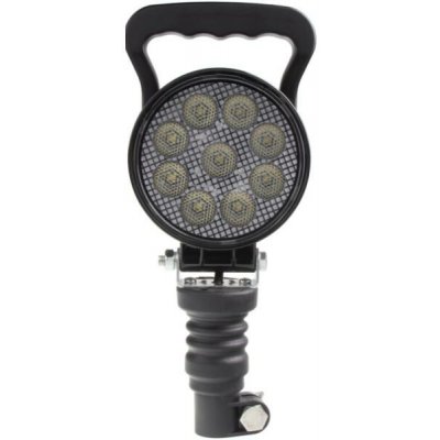 LED světlo kulaté, bílé 9x3W, o114mm, na hrot, ECE R10 – Hledejceny.cz