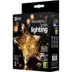 Emos 637797 LED dekorační řetěz LED-10 WW 10x LED Vánoční hvězda IP20 teplá bílá 1534141030 – Hledejceny.cz