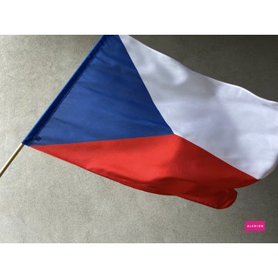 Tištěná venkovní státní vlajka České republiky plátěná Alerion – Zboží Mobilmania