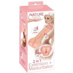 Nature Skin 2in1 - artificial pussy and penis coat natural – Zboží Mobilmania