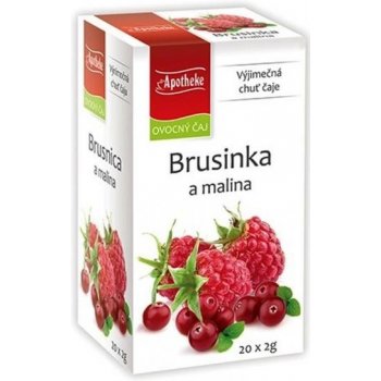 Apotheke Brusinka a malina čaj 20 x 2 g