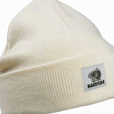 Nash Čepice Make It Happen Badge Beanie Hat Ecru – Zboží Dáma