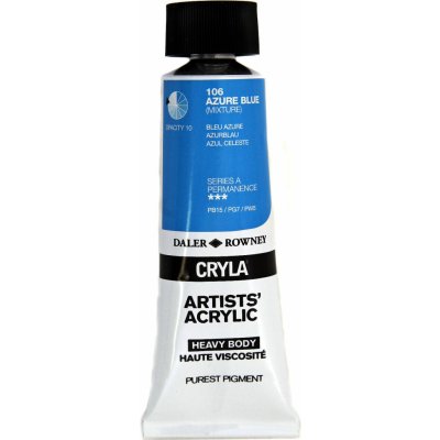 Daler Rowney Cryla Artists akrylová barva azure blue 75 ml – Hledejceny.cz