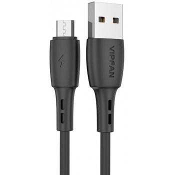 Vipfan X05 USB-Micro USB, 3A, 1m, černý