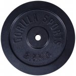 Gorilla Sports litinový 2,5 kg 160 mm – Hledejceny.cz