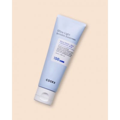 COSRX Opalovací krém na obličej Ultra Light Invisible Sunscreen - 50 ml