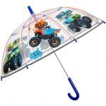 Perletti Cool Kids dětský reflexní deštník Trucks Transparent 15637 – Zboží Dáma
