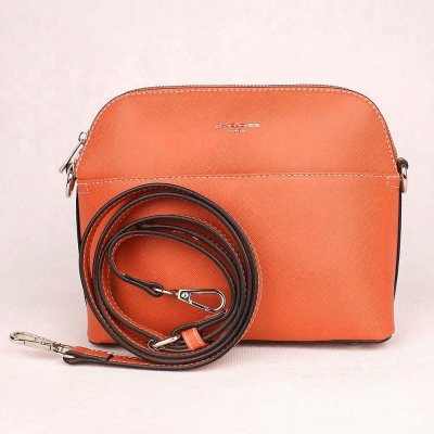 David Jones dámská malá pevná crossbody kabelka 6224-1 korálová