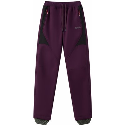 Wolf B2492 dívčí zateplené softshellové kalhoty fialová – Zboží Dáma