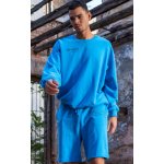 Teplákový sportovní komplet pro muže bavlněný úplet 1P1511 modrý – Zboží Dáma