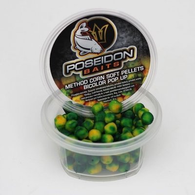 Poseidon Baits Bikolor Corn Soft Pellets 50g 10mm Med