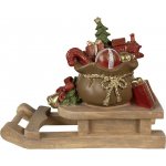 Clayre & Eef Dekorace vánoční dárky na saních - 38*16*29 cm – Hledejceny.cz