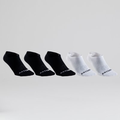 Artengo Nízké tenisové ponožky RS160 5 párů bílo-černé – Zboží Mobilmania