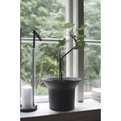 Keramický květináč Ängholmen Dark Grey 25 cm Storefactory Scandinavia – Hledejceny.cz