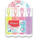 Maped Fluo Peps Pastel 4 ks – Zboží Živě