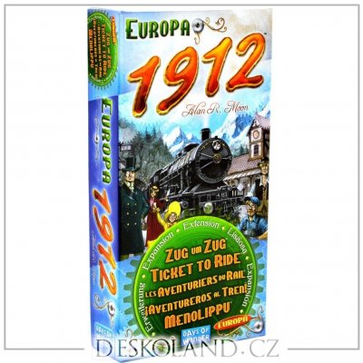 Days of wonder Ticket to Ride Europe 1912 – Zbozi.Blesk.cz