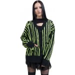 KILLSTAR svetr Beetlejuice Beetlejuice Intarsia černá – Zbozi.Blesk.cz