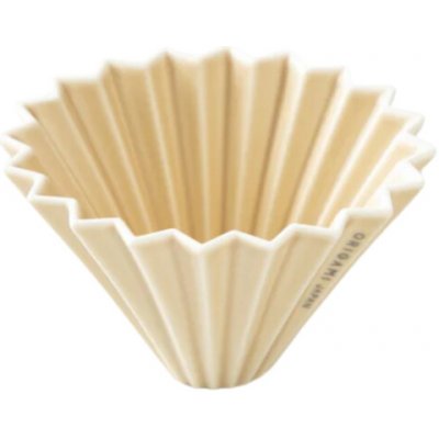 Origami Dripper keramický S matně béžový – Sleviste.cz