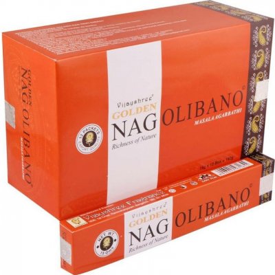 Vijayshree Golden Nag vonné tyčinky Olibanum 15 g – Hledejceny.cz