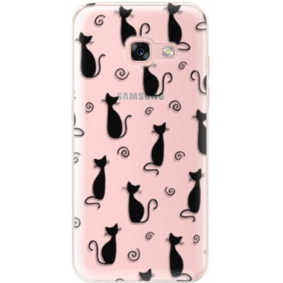 iSaprio Cat pattern 05 Samsung Galaxy A3 (2017) černé