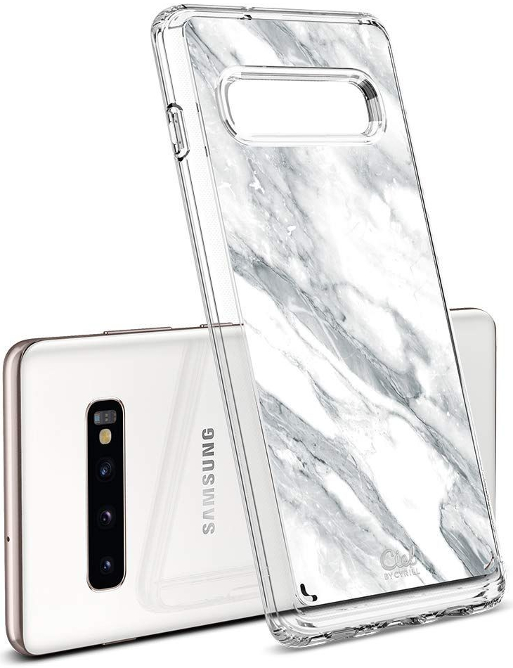 Pouzdro SPIGEN Ciel Marble Samsung Galaxy S10 čiré