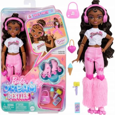 Barbie Dream Besties Brooklyn na kolečkových bruslích – Zboží Dáma