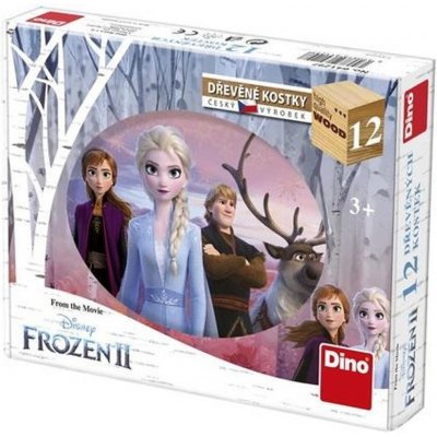 FROZEN II 12 Dřevěné kostky